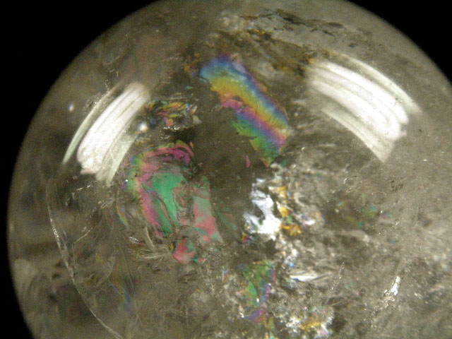 画像: 天然レインボー水晶玉（スフィア）