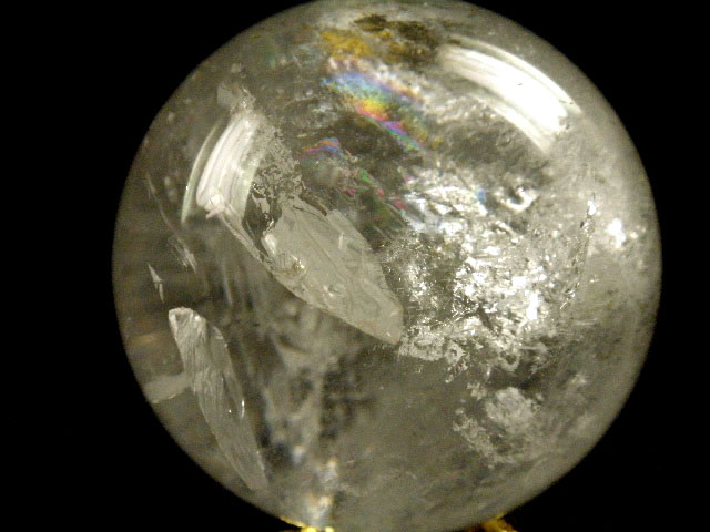 画像: 天然レインボー水晶玉（スフィア）