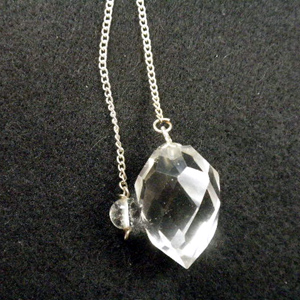 画像1: ヒマラヤ水晶ダイヤモンドカット・ペンデュラム